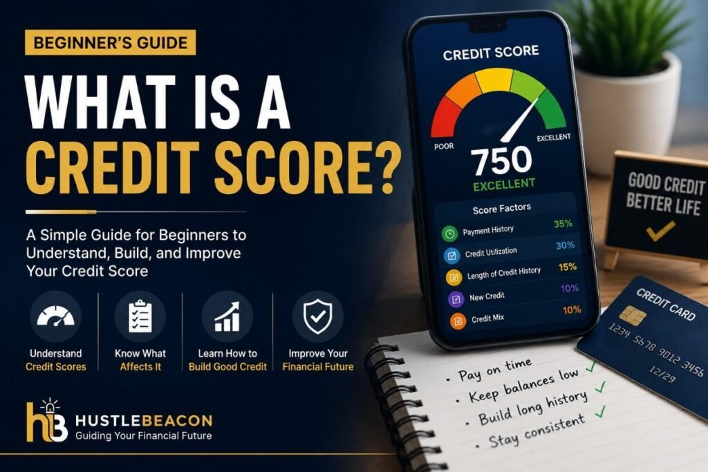 What is a credit score beginner guide illustration