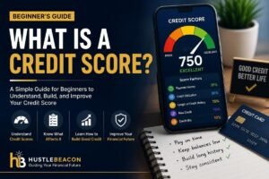 What is a credit score beginner guide illustration
