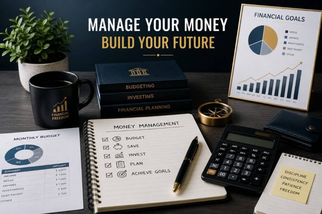 How to manage your money with budgeting, saving, investing, and financial planning