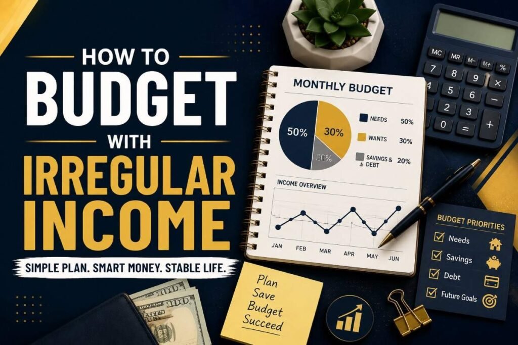 how to create a monthly budget with irregular income
