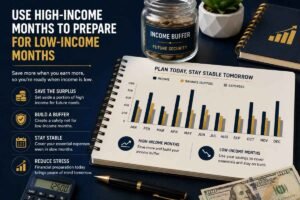 using extra income to build savings