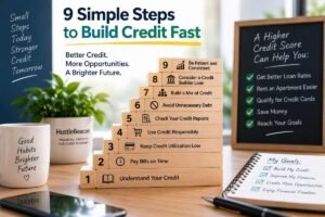 9 simple steps to build credit fast
