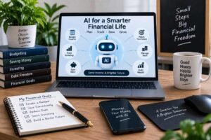 AI powered personal finance dashboard for budgeting saving and managing money