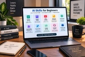 AI skills for beginners to make money online