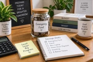Building an emergency fund with automatic savings and clear financial goals