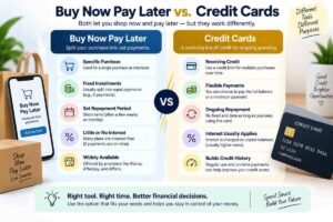 Buy Now Pay Later vs credit cards comparison