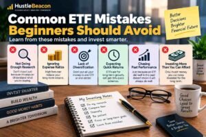 Common ETF mistakes beginners should avoid, including ignoring fees, lack of diversification, chasing past performance, expecting quick returns, and investing too much
