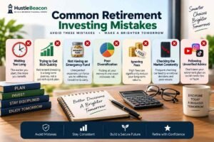 Common retirement investing mistakes beginners should avoid.