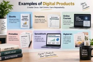 Examples of digital products beginners can sell online
