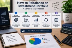 Five-step process for rebalancing an investment portfolio