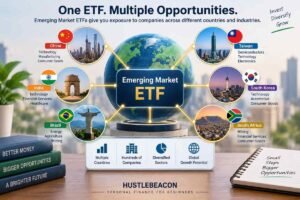 How emerging market ETFs provide exposure to multiple countries and companies