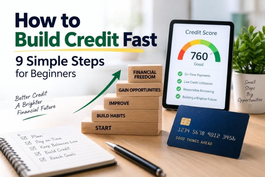 How to build credit fast with 9 simple steps for beginners