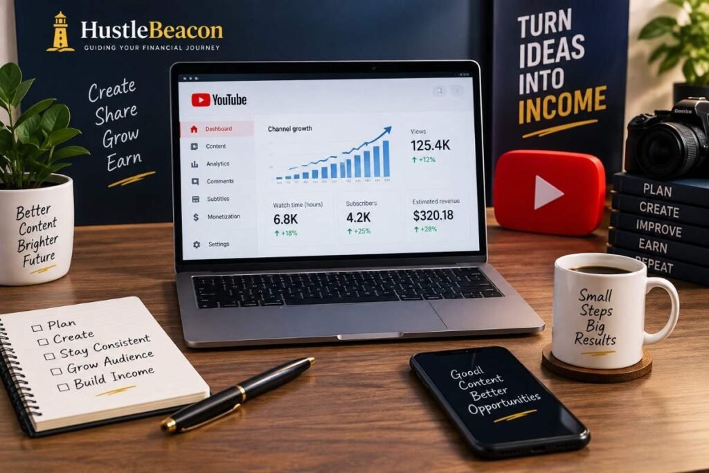 How to make money on YouTube with a YouTube analytics dashboard and creator workspace