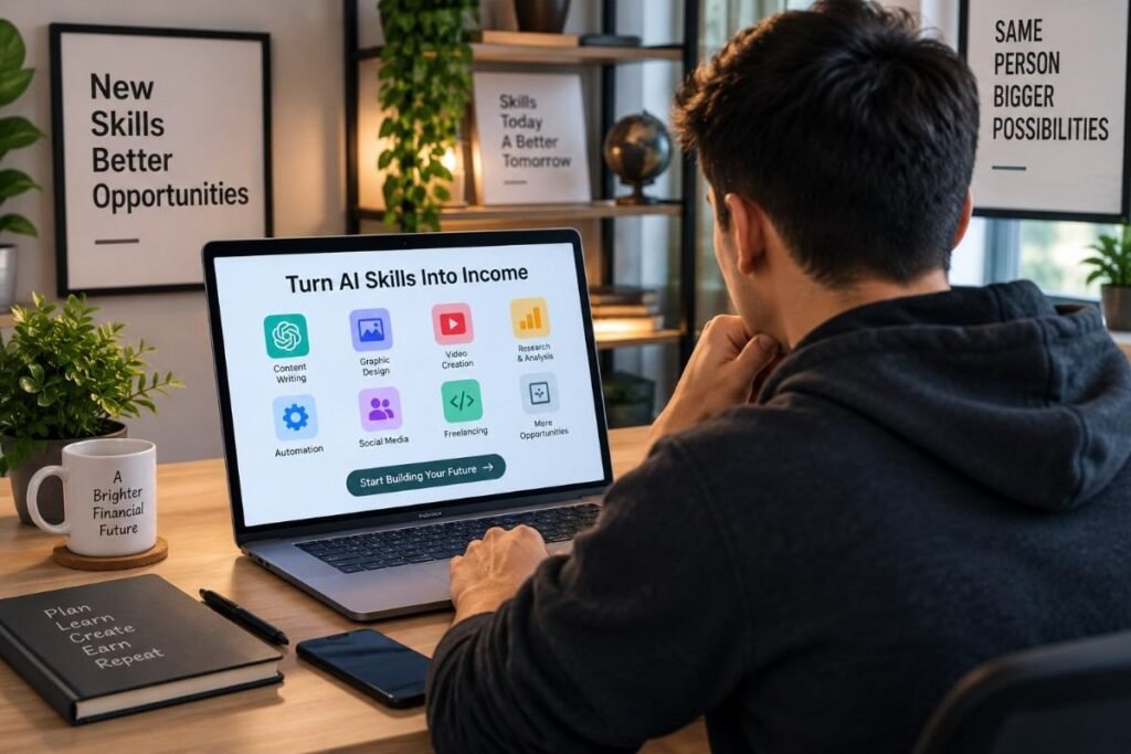 How to make money with AI skills as a beginner